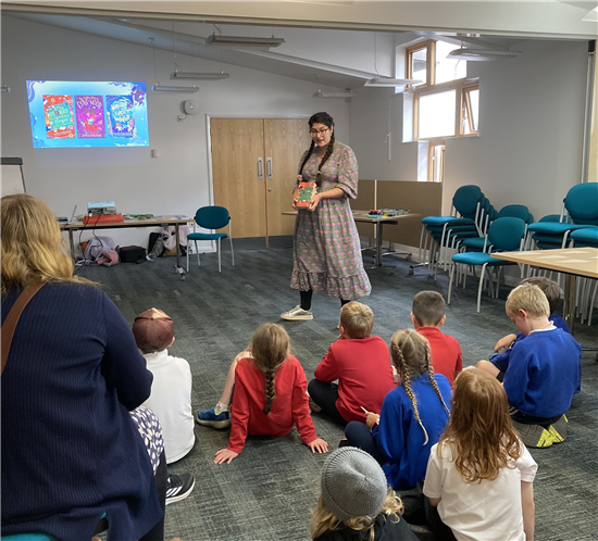 Author talk at Dunbar Library as part of the summer reading challenge