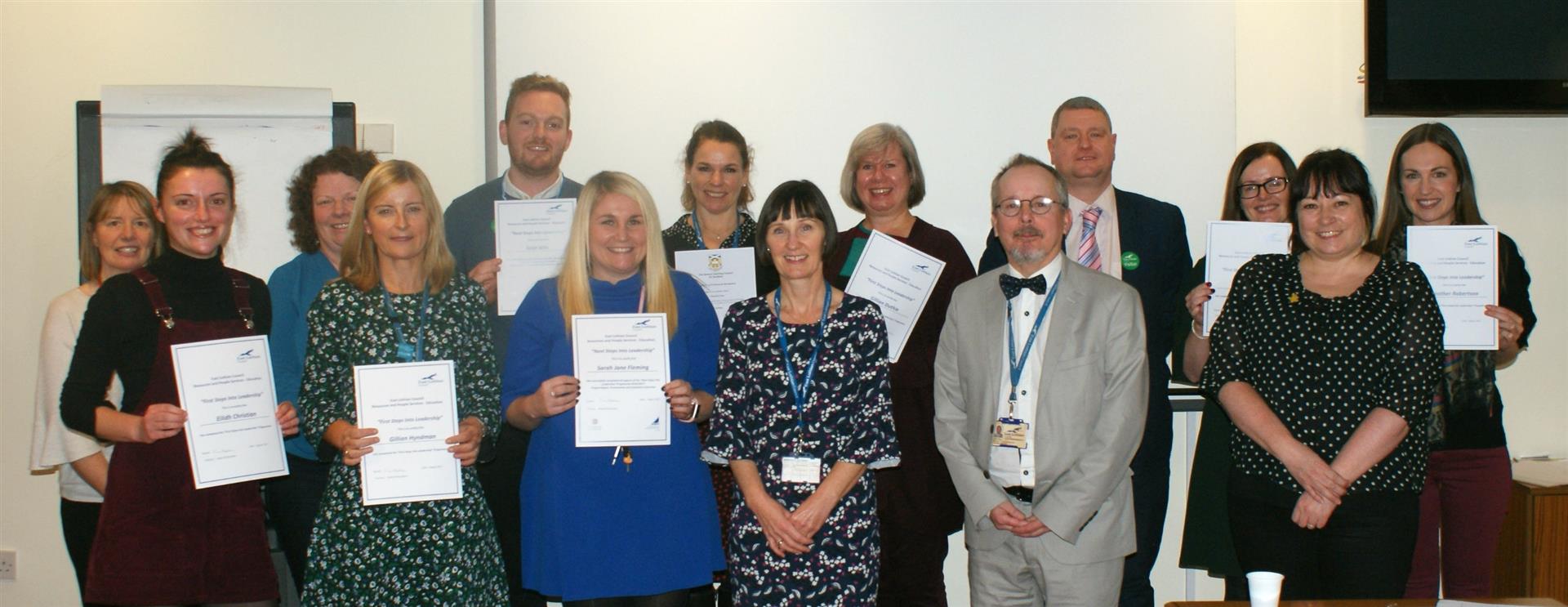 Course participants with their mentors