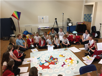 Children as Human Rights Defenders workshop at Windygoul Primary School
