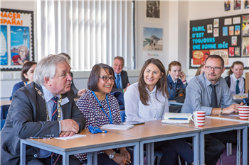 Judges at the Eco Schools competition final