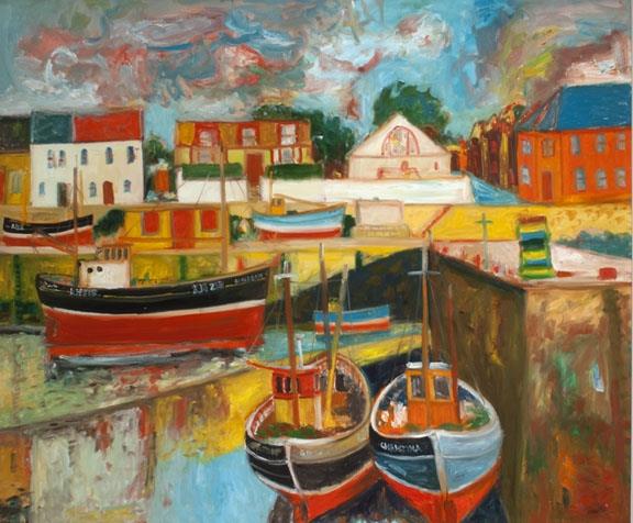 John Bellany painting