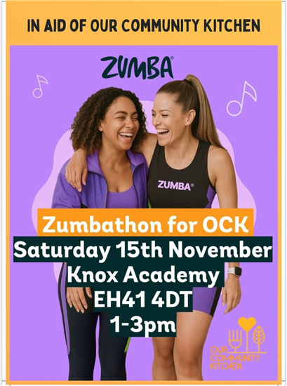 Our Community Kitchen zumba event