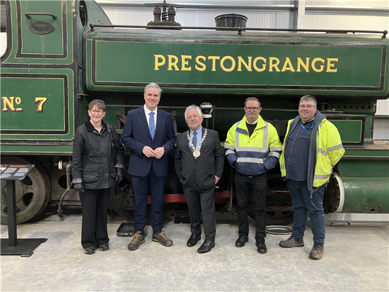 Tom Arthur visits Prestongrange