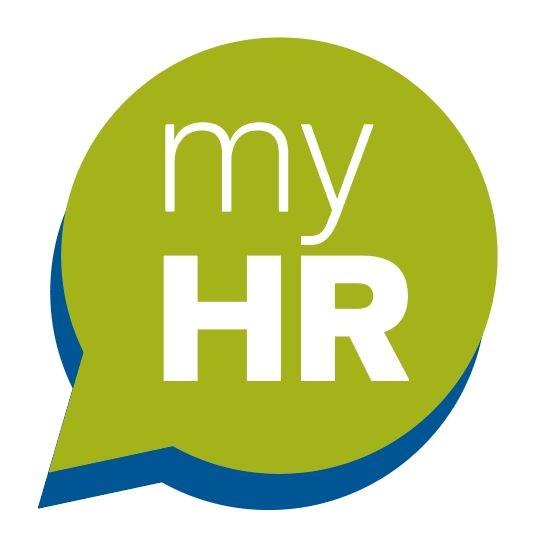 myHR green logo