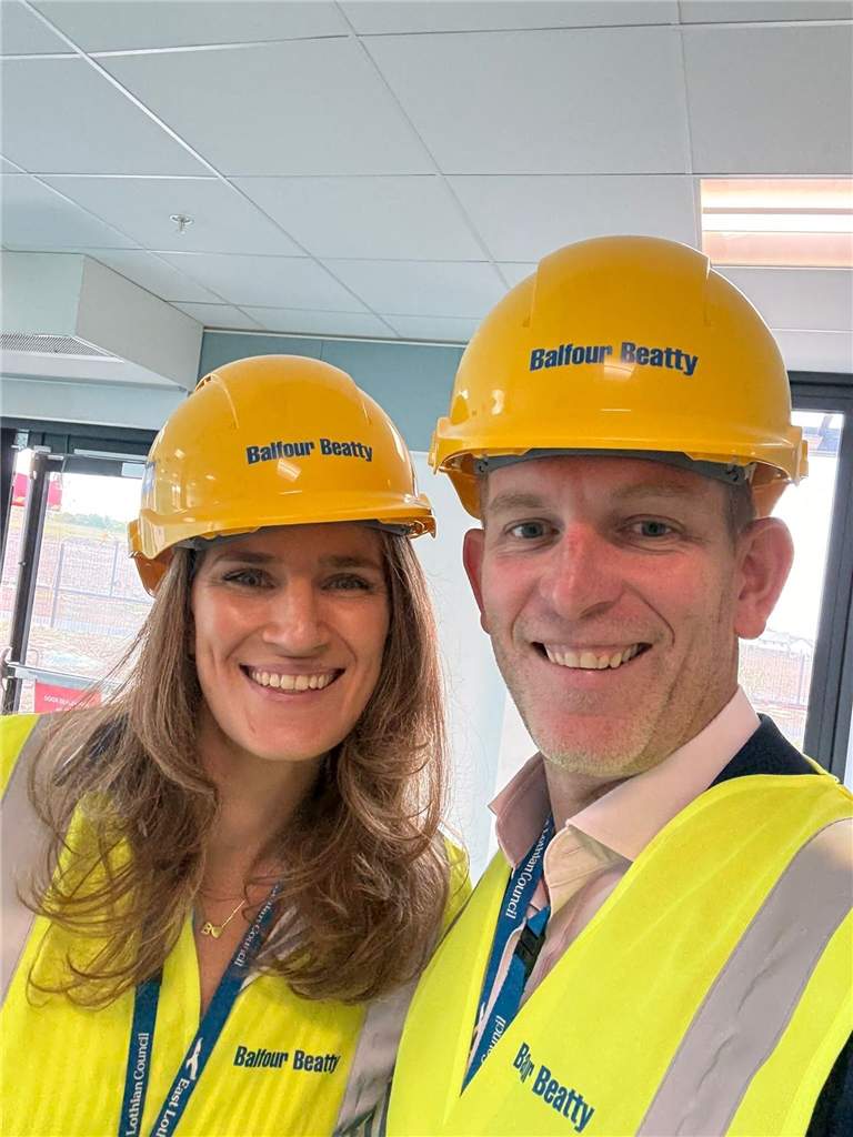 Chief Executive visits site of new primary school