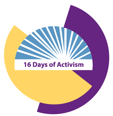 16 Days of Activism Logo - VAWG