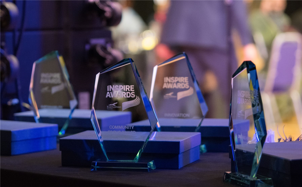 Inspire Awards trophies