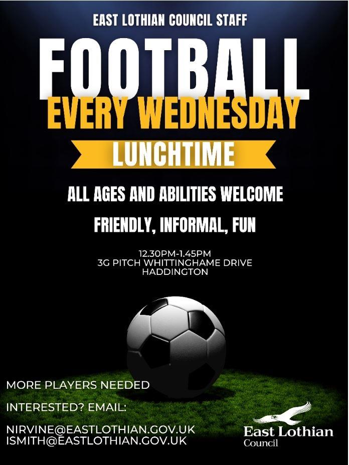 Wednesday football poster
