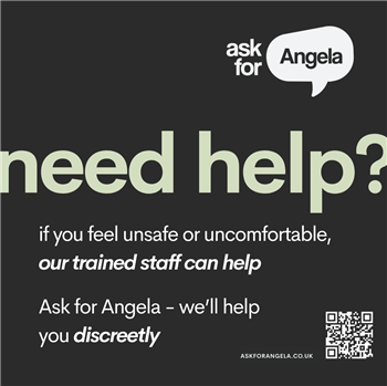 Ask for Angela social graphic