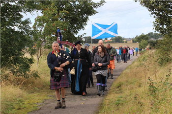 Pinkie Battle Walk by Angus Bathgate